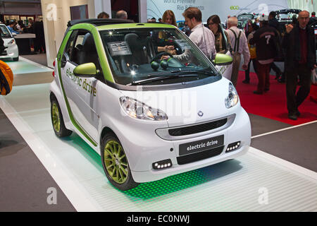 Genf - März 8: Das Smart ForSpeed vollelektrische Konzeptfahrzeug auf Vorschau auf der 81. internationalen Motor Show Palexpo-Genf-o Stockfoto