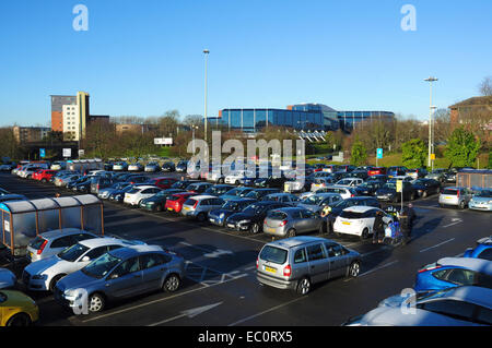 Parkplatz, Stevenage, Hertfordshire, England, Vereinigtes Königreich Stockfoto