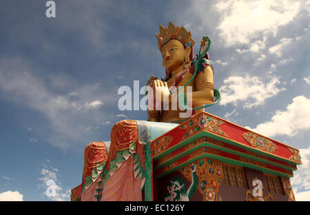 Maitreya Buddha unter Diskit Kloster in der Nubra Valley Region Ladakh, die im Jahr 2010 geweiht wurde Stockfoto