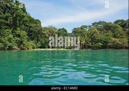 Karibikküste von Costa Rica in Punta Uva, Puerto Viejo de Talamanca Stockfoto