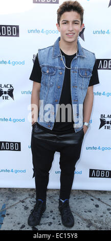 Black Tie Emporium-Launch-Party im ADBD - Ankünfte mit statt: Aramis Knight wo: Los Angeles, California, Vereinigte Staaten von Amerika als: 3. Juni 2014 Stockfoto