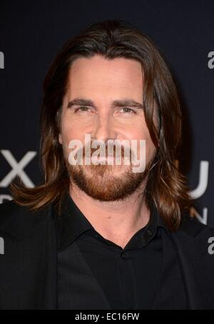 Brooklyn, NY, USA. 7. Dezember 2014. Christian Bale im Ankunftsbereich für EXODUS: Götter und Könige Premiere, The Brooklyn Museum, Brooklyn, NY 7. Dezember 2014. Bildnachweis: Derek Sturm/Everett Collection/Alamy Live-Nachrichten Stockfoto