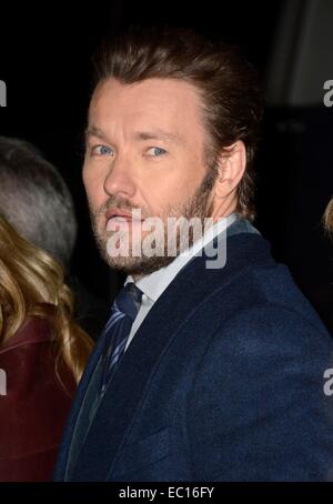 Brooklyn, NY, USA. 7. Dezember 2014. Joel Edgerton im Ankunftsbereich für EXODUS: Götter und Könige Premiere, The Brooklyn Museum, Brooklyn, NY 7. Dezember 2014. Bildnachweis: Derek Sturm/Everett Collection/Alamy Live-Nachrichten Stockfoto