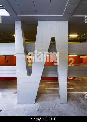 MAST-Stiftung, Bologna, Italien. Architekt: Labics, 2013. Stockfoto