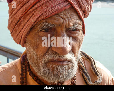 Sadhu in Indien Stockfoto