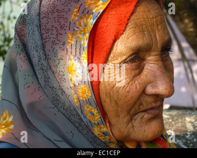 Porträt von Indianerin Stockfoto