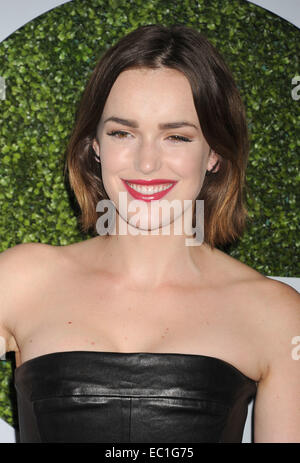 ELIZABETH HENSTRIDGE U.S. Schauspielerin im Dezember 2014. Foto Jeffrey Mayer Stockfoto