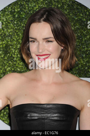 ELIZABETH HENSTRIDGE U.S. Schauspielerin im Dezember 2014. Foto Jeffrey Mayer Stockfoto