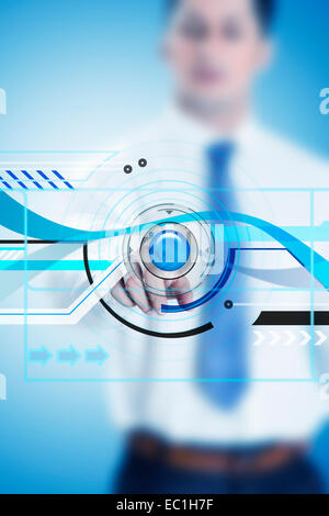 ein indischer Geschäftsmann Stockfoto