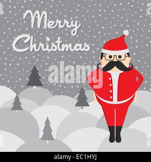 Frohe Weihnachten-Thema Stock Vektor