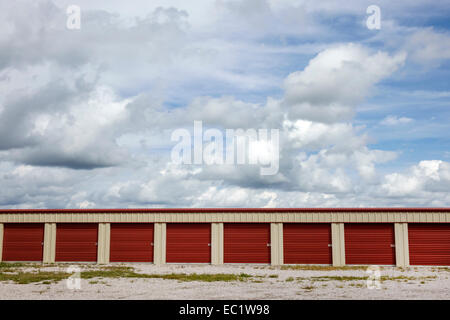 Illinois Mount Mt. Olive, historische Autobahn Route 66, Selbstaufbewahrung, Schließfächer, Zentrum, Zentrum, IL140902059 Stockfoto