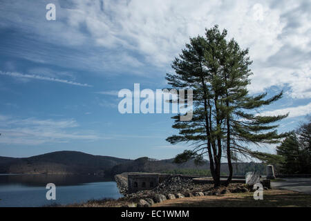 Th Frank E. Winsor Dam am Ausbau Stausee Stockfoto