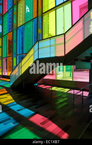 Foyer, Palais des Congrès de Montréal Convention Center, Montreal, Québec, Kanada Stockfoto