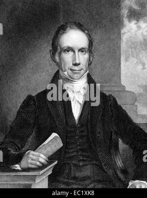 Henry Clay (1777-1852) auf Gravur von 1834. US-amerikanischer Jurist, Politiker und Redner. Stockfoto