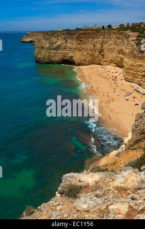 Centeanes Strand, Praia do Centeanes, Vale do Carvoeiro, Lagoa, Algarve, Portugal, Centeanes, Europa Stockfoto