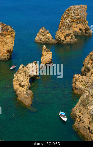 Ponta da Piedade, Lagos, Algarve, Portugal, Europa Stockfoto