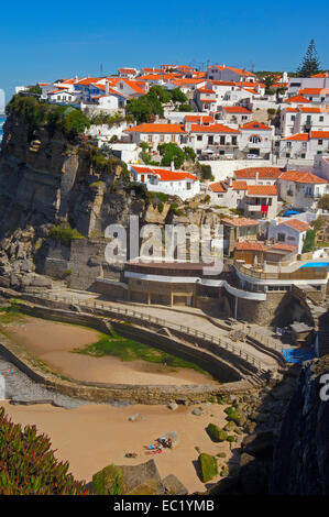 Azenhas Do Mar, Distrikt Lissabon, Sintra Küste, Portugal, Europa Stockfoto