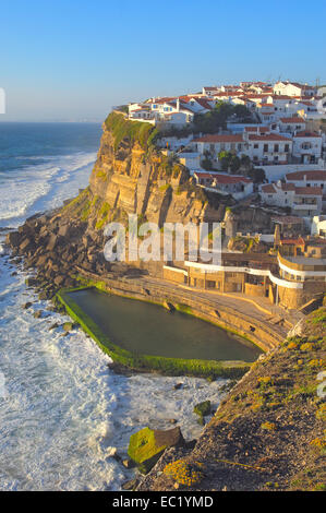 Azenhas Do Mar, Distrikt Lissabon, Sintra Küste, Portugal, Europa Stockfoto