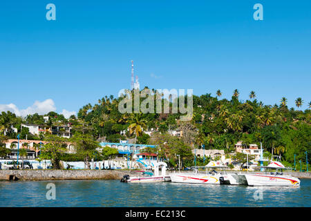 Dominikanische Republik, Halbinsel Samana, Santa Barbara de Samana, Stockfoto