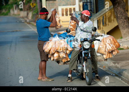 Dominikanische Republik, Halbinsel Samana, Santa Barbara de Samana, Bäcker Stockfoto