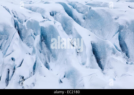 Skaftafellsjökull Gletscher im Vatnajökull-Nationalpark Skaftafell, Island Stockfoto