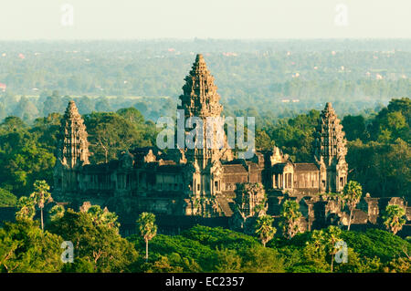 Angkor Wat aus Phnom Bakeng, Siem Reap, Kambodscha Stockfoto