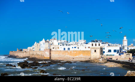 Sqala De La Kasbah, Malecon des alten von Essaouira, Medina, Unesco World Heritage Site, Marokko Stockfoto