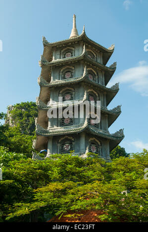 Pagode am Marble Mountains in der Nähe von Hoi an, Vietnam Stockfoto