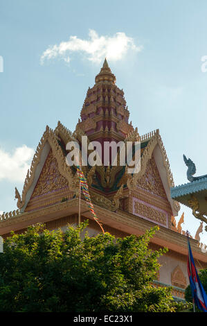 Wat Unalom, Phnom Penh, Kambodscha Stockfoto