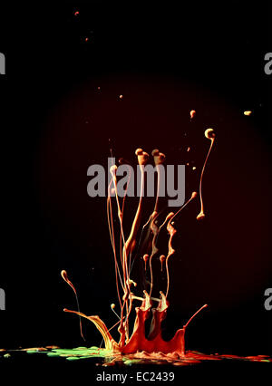 Fangen Sie die splash Stockfoto