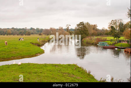 Essex uk Landschaft dedham in der Nähe von Colchester Stockfoto