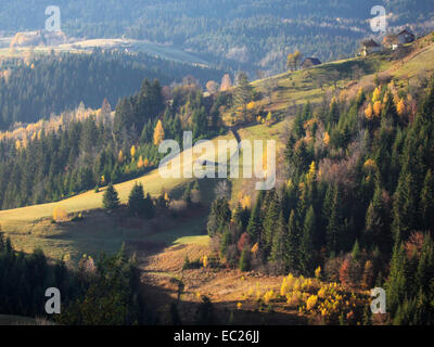 Landschaft des Berges Zlatar in West-Serbien Stockfoto