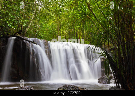 Suoi Tranh Wasserfall in Phu Quoc, Vietnam Stockfoto