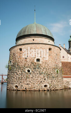 Vadstena Schloss eine historische Sehenswürdigkeit in Ostergotland, Schweden Stockfoto