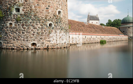 Vadstena Schloss eine historische Sehenswürdigkeit in Ostergotland, Schweden Stockfoto