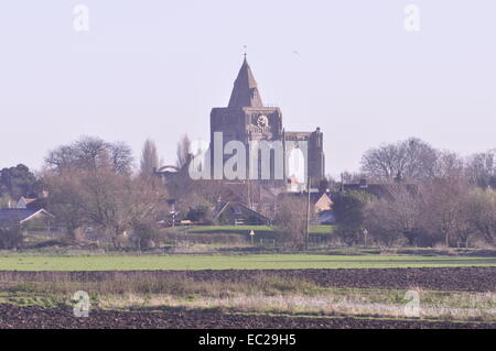 Crowland Abtei, Lincolnshire Stockfoto