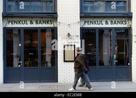 Penkul & Banken Tapas-Stil Restaurant, Shoreditch, London Stockfoto