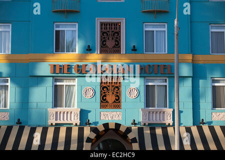 Los Angeles, USA - Juli 2,2011: das berühmte Georgian Hotel in Santa Monica, eine Ode an die Art-deco-wurde 1933 errichtet. Stockfoto