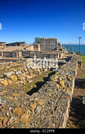 In der archäologischen Stätte des antiken Pydna, Pieria, Mazedonien, Griechenland. Stockfoto