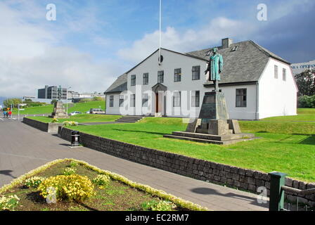 Regierung Gebäude in Reykjavik, Island Stockfoto