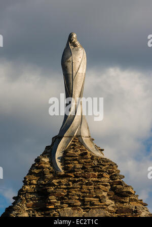 Unsere Liebe Frau vom Schnee, "Virgen de Las Nieves", obere Statue von Francisco López Burgos, Sierra Nevada, Andalusien, Spanien. Stockfoto