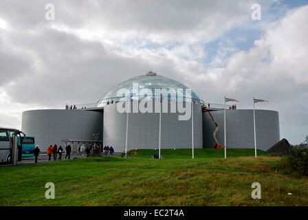 Die Perle (Perlan) in Reykjavik, Island Stockfoto