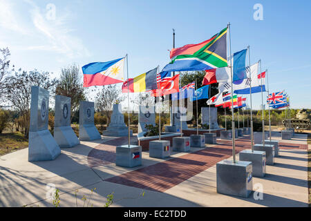 Das Korean War Memorial auf dem USS Alabama Battleship Memorial Park, Mobile, Alabama, USA Stockfoto