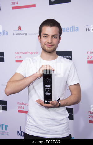 Prominente, die Teilnahme an der 17. jährliche Studio Hamburg Nachwuchspreis vergibt am Thalia Theater.  Mitwirkende: Max Hegewald wo: Hamburg, Deutschland bei: 5. Juni 2014 Stockfoto