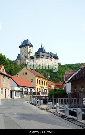 Königliche Burg Karlstein in Tschechien Stockfoto