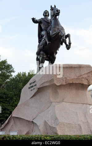 Denkmal des russischen Zaren Peter dem großen Stockfoto