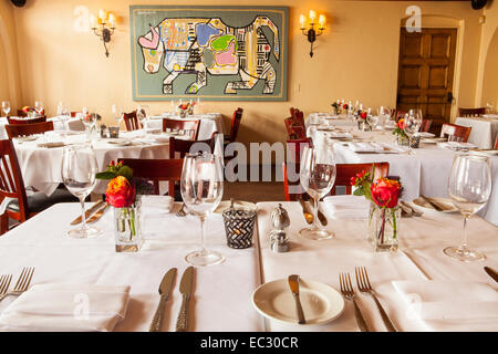 Innere des Toma Restaurant, Santa Barbara, California, Vereinigte Staaten von Amerika Stockfoto