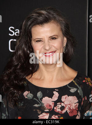 New York, New York, USA. 8. Dezember 2014. Schauspielerin TRACEY ULLMAN besucht die Weltpremiere von "Into the Woods" im Ziegfeld Theater statt. Bildnachweis: Nancy Kaszerman/ZUMAPRESS.com/Alamy Live-Nachrichten Stockfoto