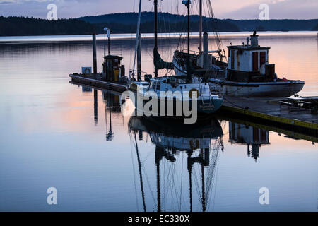 USA, Washington, San Juan County, Orcas Island, Deer Harbor Stockfoto