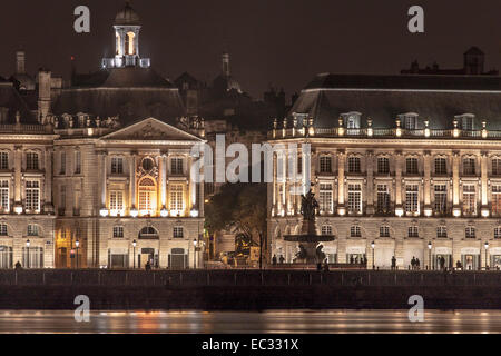 Frankreich, Gironde, Aquitanien, Bordeaux. Place De La Bourse, Stockfoto